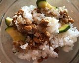 納豆とズッキーニの中華風まぜご飯作り方3写真