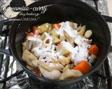 ごま味噌香る、根菜と鶏肉の和風カレー。作り方5写真