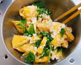 マクロビ☆豆乳チーズの柿サラダ作り方3写真