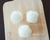 簡単キャラ弁♪丸お握り♪ひつじのショーン作り方1写真