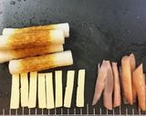 超簡単★岩下の新生姜でチーズ磯辺揚げ作り方3写真