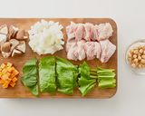 チキンと豆の満腹スープ作り方2写真
