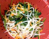 茹でるだけ！簡単ナムル もやしほうれん草作り方1写真