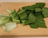 青梗菜とツナと豆腐の炒め物作り方1写真