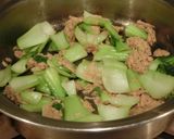 青梗菜とツナと豆腐の炒め物作り方3写真
