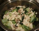 青梗菜とツナと豆腐の炒め物作り方6写真