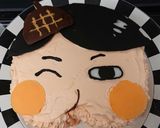 おしり探偵立体ケーキ作り方5写真