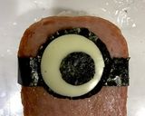 ミニオン　スパムおにぎり作り方5写真