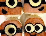 ミニオン　スパムおにぎり作り方8写真