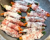 人参とインゲンの肉巻き作り方4写真