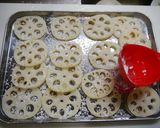簡単！はさみ蓮根☆甘酢あん作り方4写真