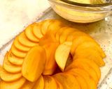食欲の秋★柿丸ごと形無しチョコタルト作り方3写真
