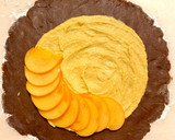 食欲の秋★柿丸ごと形無しチョコタルト作り方4写真