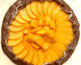 食欲の秋★柿丸ごと形無しチョコタルト作り方5写真