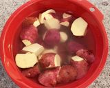 こどもと食べる！さつまいもごはん作り方2写真