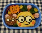 ミニオンズ ボブ&ティム キャラ弁作り方6写真