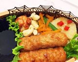 鶏つくね 白身魚タルタル ハロウィン弁当作り方6写真