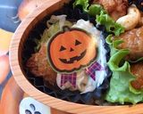鶏つくね 白身魚タルタル ハロウィン弁当作り方7写真