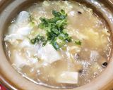 生姜たっぷり豆腐と玉子のあんかけド鍋作り方2写真