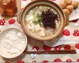生姜たっぷり豆腐と玉子のあんかけド鍋作り方3写真