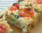 卵・小麦粉不使用！野菜と米粉のケークサレ作り方8写真