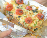 卵・小麦粉不使用！野菜と米粉のケークサレ作り方7写真