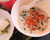 離乳食☆納豆の糸切れ抜群トマトうどん作り方7写真
