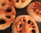 焼きれんこんと揚げタコ作り方3写真