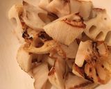 焼きれんこんと揚げタコ作り方7写真