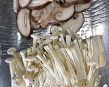和風きのこあんかけハンバーグ＊ダイエット作り方5写真