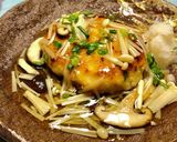和風きのこあんかけハンバーグ＊ダイエット作り方10写真