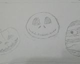 ハロウィン ジャック キャラ弁作り方1写真