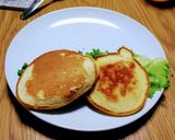 巣ごもり卵のお食事パンケーキ作り方2写真
