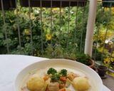豆乳で!Veganクラムチャウダー作り方13写真