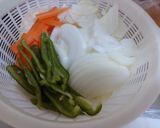 さばと野菜の味噌炒め作り方2写真