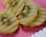 ギザギザ❢キウイフルーツ(๛> <๛)♡作り方2写真