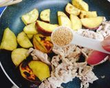 さつま芋と豚肉のだし炒め作り方6写真
