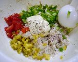 簡単！野菜たっぷり☆ツナメルトサンド作り方1写真