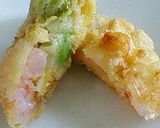 海老＆枝豆＆コーンの彩りかき揚げ作り方3写真