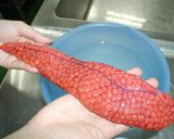 すじこの味噌漬（イクラ、生筋子料理）作り方1写真