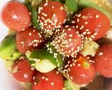 レンジミニトマトピーマンネギぬた風ナムル作り方16写真