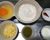 犬ご飯　リンゴパンケーキ作り方1写真