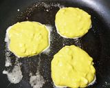 犬ご飯　リンゴパンケーキ作り方4写真
