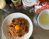 黄身のせ!チキンラーメン焼きそば!作り方6写真