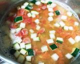 犬ご飯　エビとズッキーニのあんかけ作り方3写真