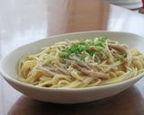 えのき茸たっぷりの白だしパスタ作り方3写真
