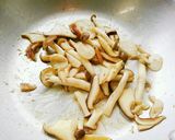 秋鮭ときのこのクリームスパゲッティー作り方3写真