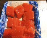 少しピリッと☆ 鮭と野菜の焼きびたし作り方1写真