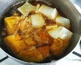 かぼちゃ・大根のごま生姜煮♪作り方5写真