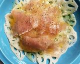 蓮根と生ハムのカルパッチョ作り方5写真